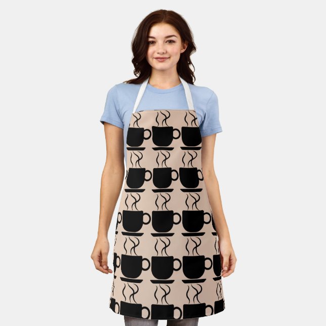 DELANTAL AMANTE DEL CAFÉ MOCHA KITCHEN APRON (Gastado)