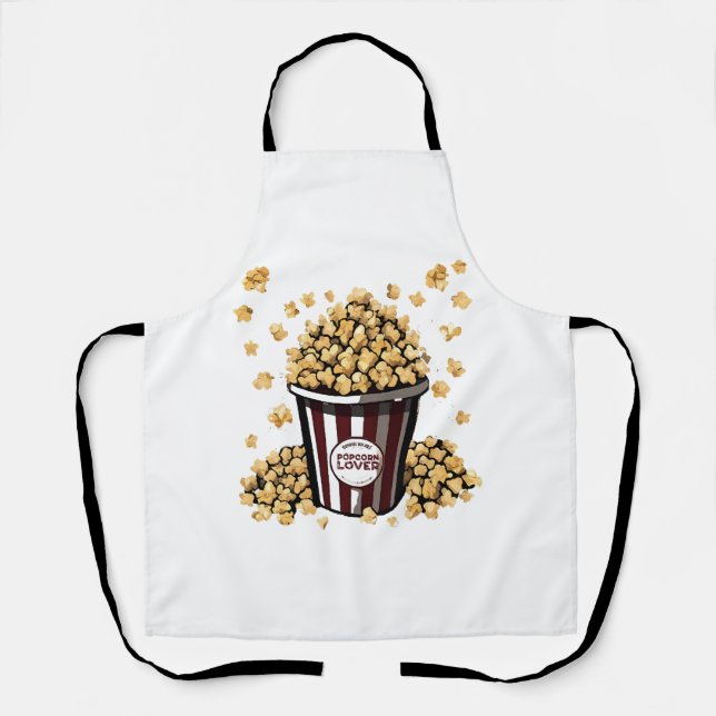 Delantal Amante del palomitas de maíz (Anverso)