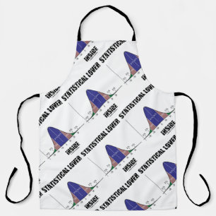 Delantal Amante estadístico dentro del humor geek de la cur