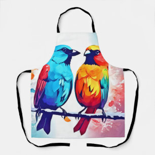 Delantal Amantes de las aves tropicales