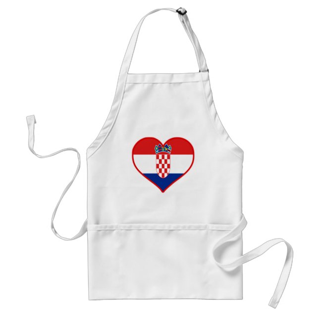 Delantal Amar a Croacia (Frente)