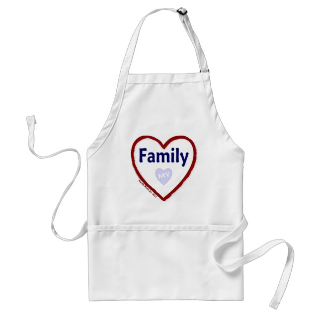 Delantal Amar a mi familia (Frente)