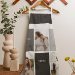Delantal Amar las vidas aquí | El regalo de la familia de t<br><div class="desc">Presentando un cálido y personalizado regalo que celebra la esencia de la familia, con un hermoso marco gris adornado con una conmovedora cita de "Love Lives Here" y tres preciadas fotos. Cada vez que el destinatario vea este notable regalo, su corazón se llenará de recuerdos cariñosos y una profunda apreciación...</div>