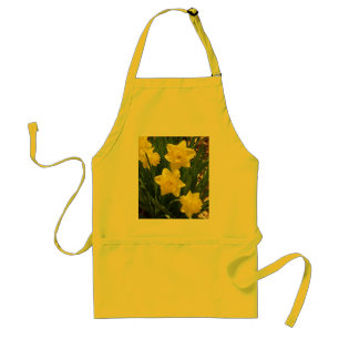 DELANTAL AMARILLO DE LOS NARCISOS DE LAS FLORES