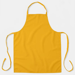 Delantal Amarillo de vara de oro Otoño Color sólido