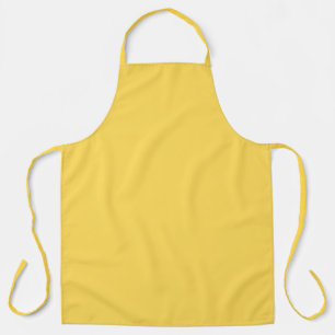Delantal Amarillo mostaza sólido