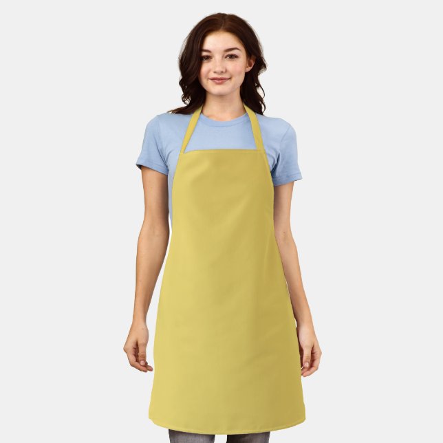Delantal Amarillo Suave Color de Moda (Gastado)