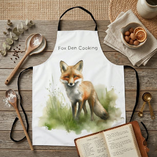 Delantal Amber Gaze: Meadow Fox, personalizado