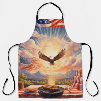 Delantal America USA Patriotic BBQ Apron