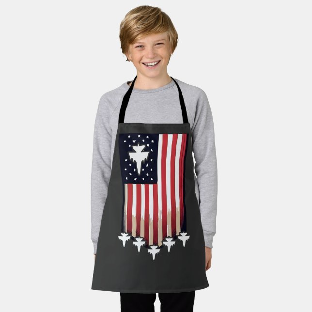 Delantal American Flag 4th of July-65079 (Gastado)