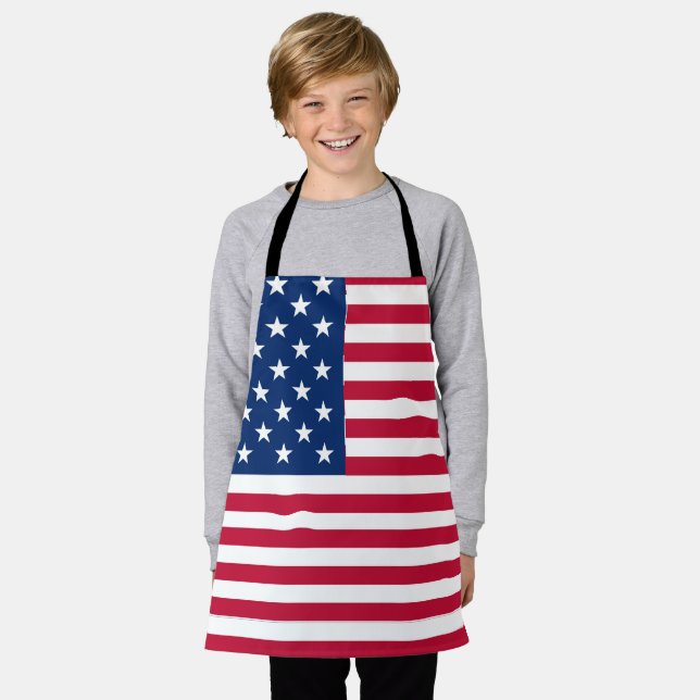 Delantal American Flag Pride Design-76353 (Gastado)