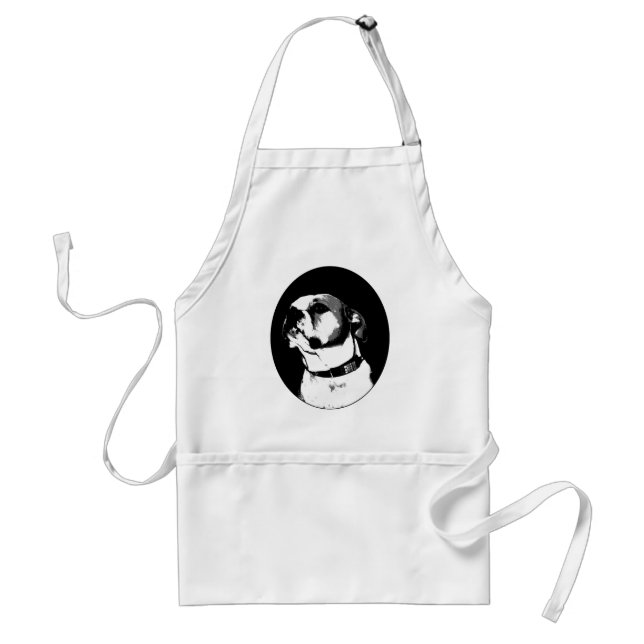Delantal americano del bulldog (Frente)