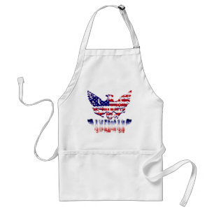 Delantal americano del orgullo