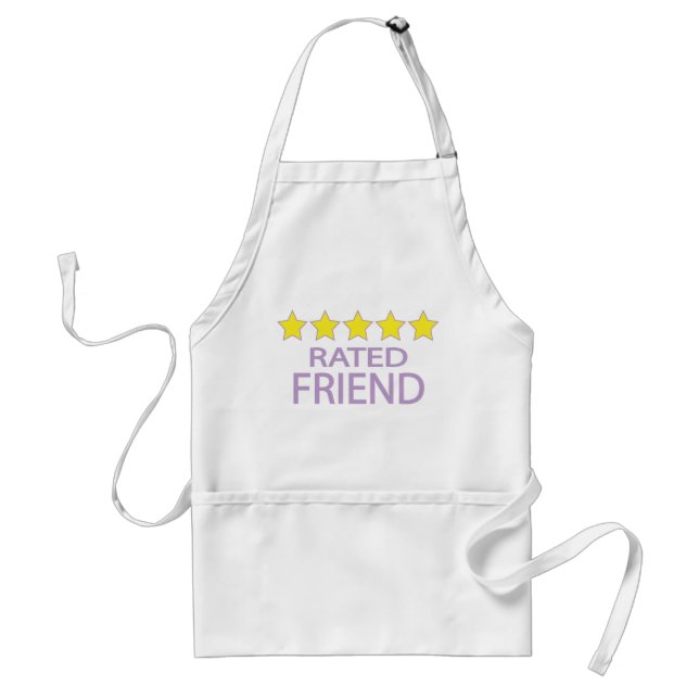 Delantal Amigo de cinco estrellas (Frente)
