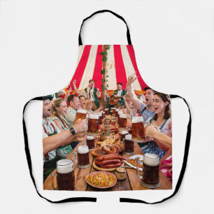Delantal Amigos, comida y fiestas