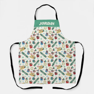Delantal AMIGOS™   Patrón de iconos Navidades