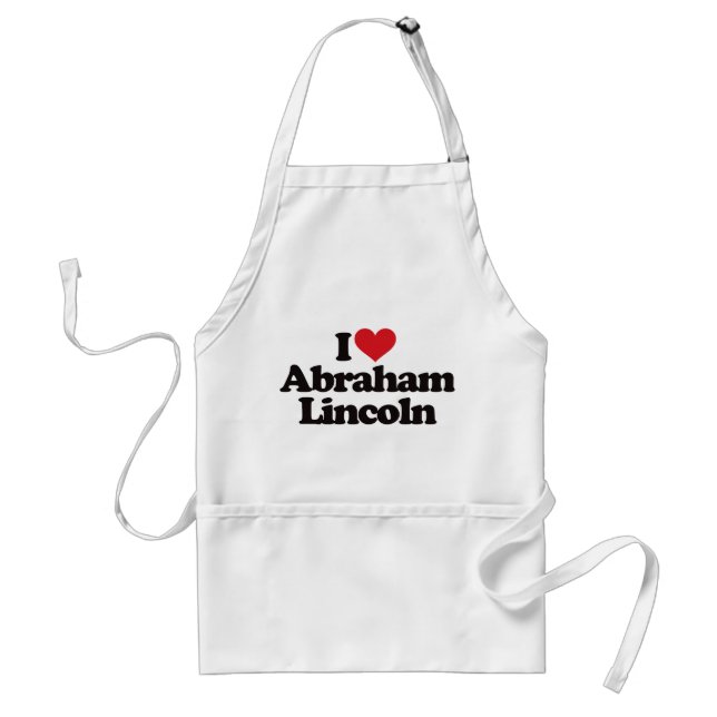 Delantal Amo a Abraham Lincoln (Frente)