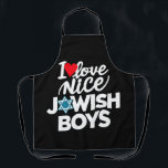 Delantal Amo A Los Buenos Judíos Judíos Hebreos Hanukkah<br><div class="desc">Me encantan los judíos judíos judíos hebreos israelíes Hanukkah</div>