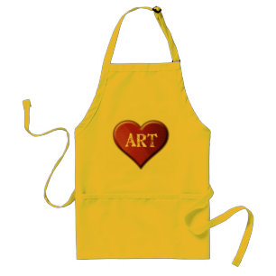 Delantal Amo a los niños de arte Apron