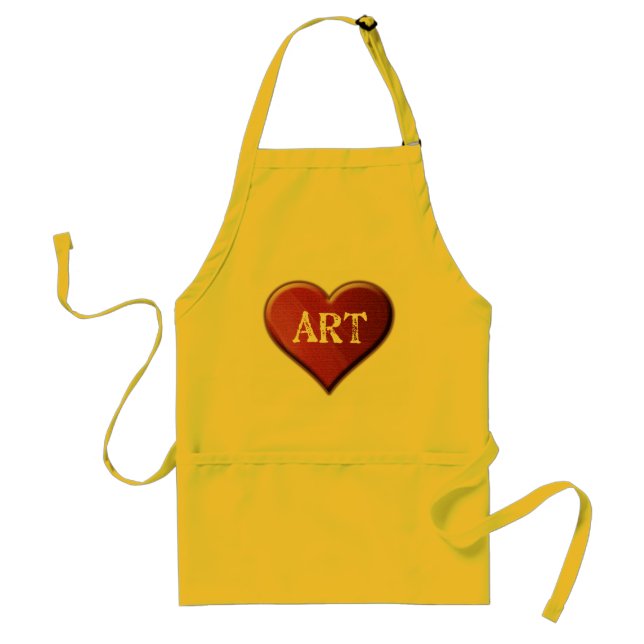 Delantal Amo a los niños de arte Apron (Frente)