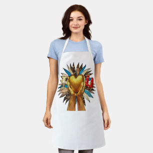 Delantal amo a mi familia, Apron de amor familiar