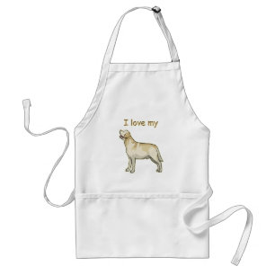Delantal Amo a mi labrador retriever