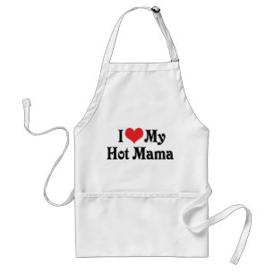 Delantal Amo a mi mamá caliente