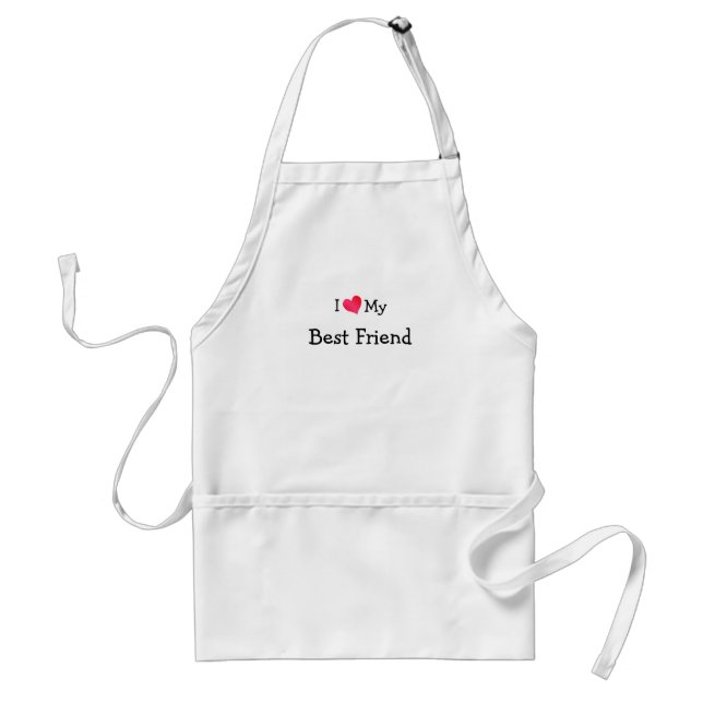 Delantal Amo A Mi Mejor Amigo (Frente)