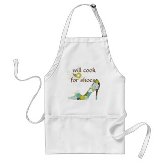Delantal Amo al cocinero de la hembra de los zapatos