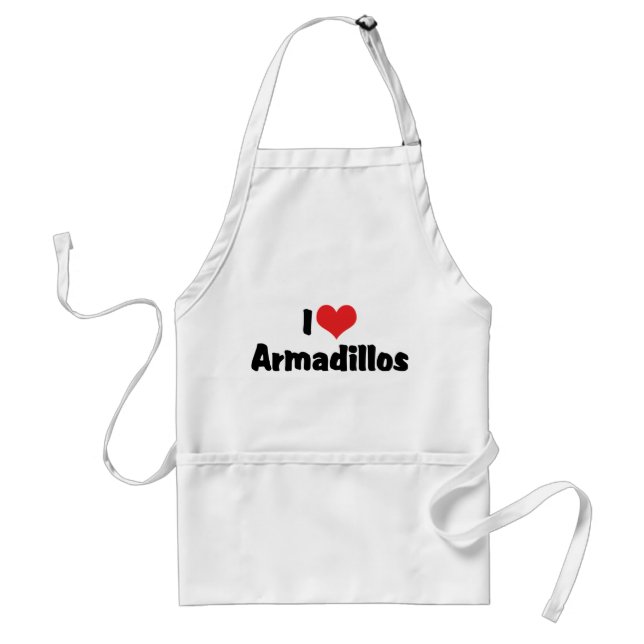 Delantal Amo Armadillos de Corazón (Frente)