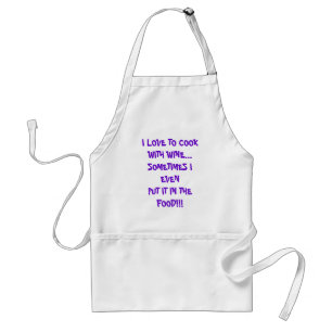 DELANTAL AMO COCINARME CON EL VINO… A VECES EVENPUT…