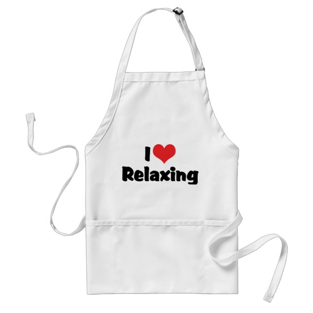 Delantal Amo corazón relajante (Frente)