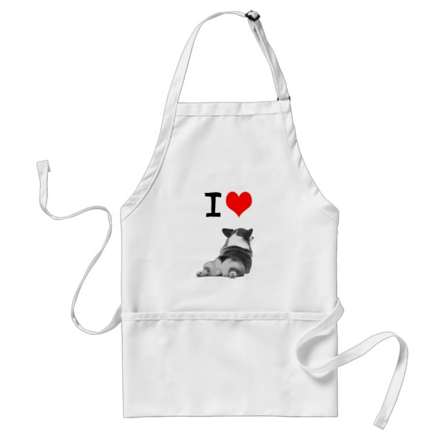 Delantal Amo Corgis (Frente)