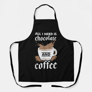 Delantal Amo El Chocolate Y El Café