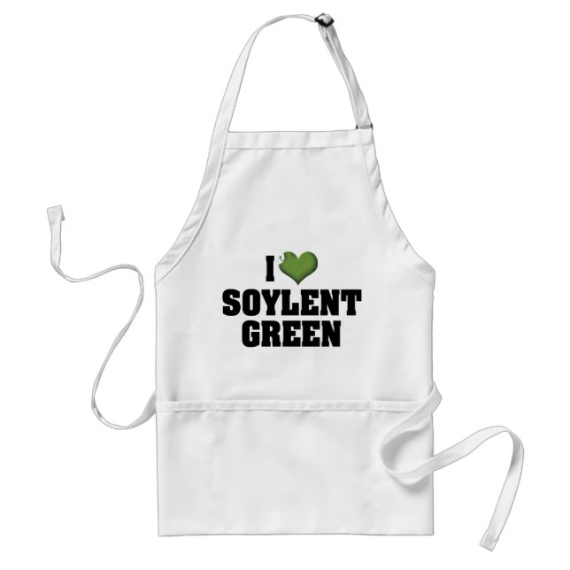 Delantal Amo el corazón Soylent Green (Frente)