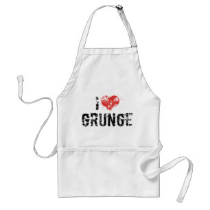 Delantal Amo el Grunge