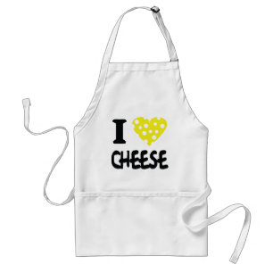 Delantal Amo el icono del queso