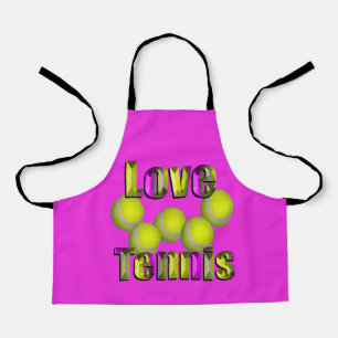 Delantal Amo El Tenis, Los Niños Imprimen El Apron