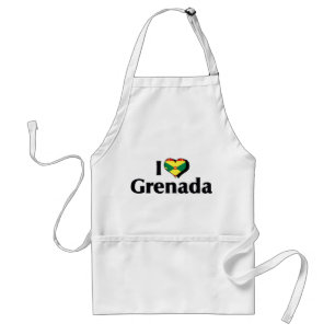 Delantal Amo la bandera de Granada