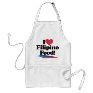 Delantal Amo la comida filipina
