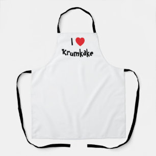 Delantal Amo la repostería navideña de Krumkake