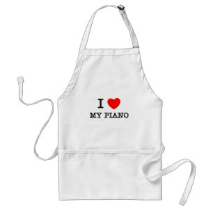 Delantal Amo mi piano