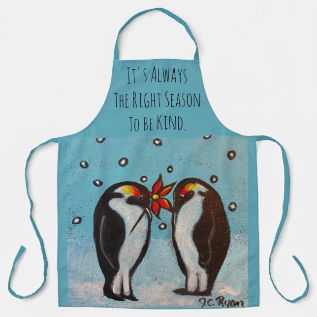 Delantal Amo pingüino Apron (Anverso)