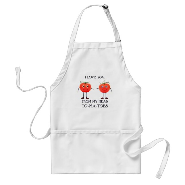 Delantal Amor a los tomates - Apron estándar (Frente)