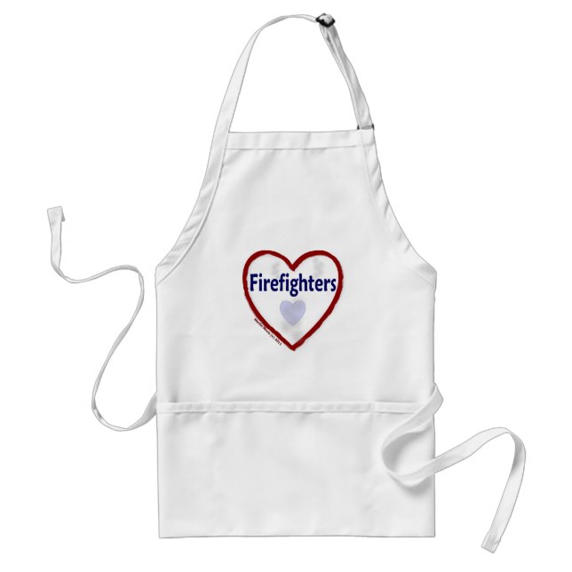 Delantal Amor: Bomberos - Apron (Frente)