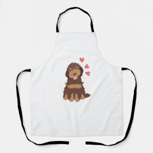 Delantal Amor Chocolate Phantom Cockapoo Cavapoo Perro