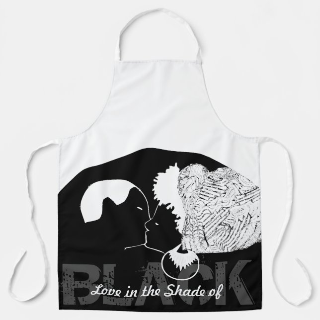 DELANTAL AMOR NEGRO (Anverso)