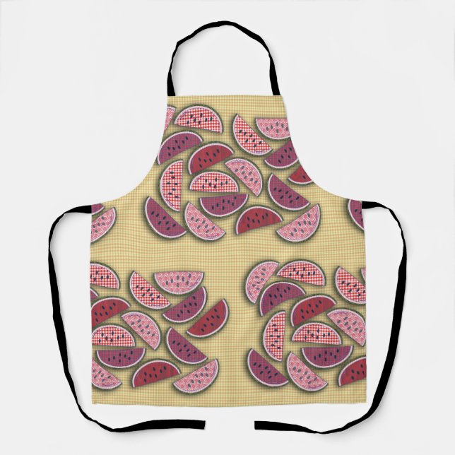 Delantal Amor picnic sandías Estilo fruta fresca (Anverso)