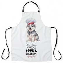 Amor y Bacon Siberian Husky Chef
