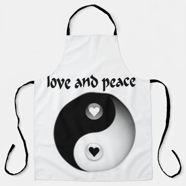 Delantal Amor y paz (Anverso)